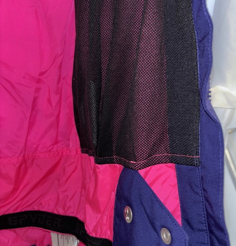 Boys Size 16 Spyder Ski Snowboard Winter Jacket Navy - Picture 8 of 8