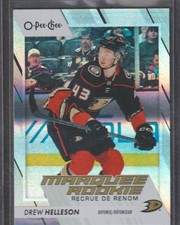Drew Helleson 2023-24 O-Pee-Chee Marquee Rookie Rainbow /350 #579 Anaheim Ducks