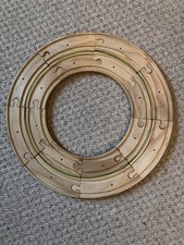 Brio Compatible Rail Track That Doubles As Road - 8 Curved Sections