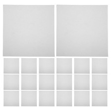 60PCS White Square Fuse Bead Ironing Paper Sheet, 9x9 Inch Fuse Paper for DIY