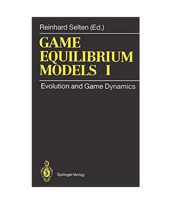 Game Equilibrium Models I: Evolution and Game Dynamics: Evolution and Game Dynam