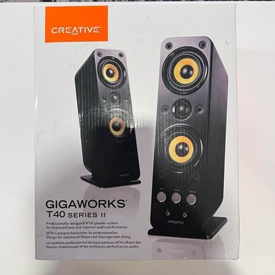 NEW Creative GigaWorks T40 Series II 2.0 Computer Speakers with BasXPort Tec