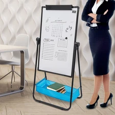 Portable Writing Whiteboards,  Height Adjustable & 360° Rotating U Stand