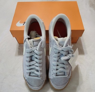 Nike Blazer Low '77 Vintage Football Grey Suede Shoes FQ8060‑003