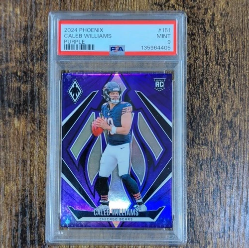 Panini Phoenix Rookie Purple Caleb Williams Bears #151 PSA 9 2024