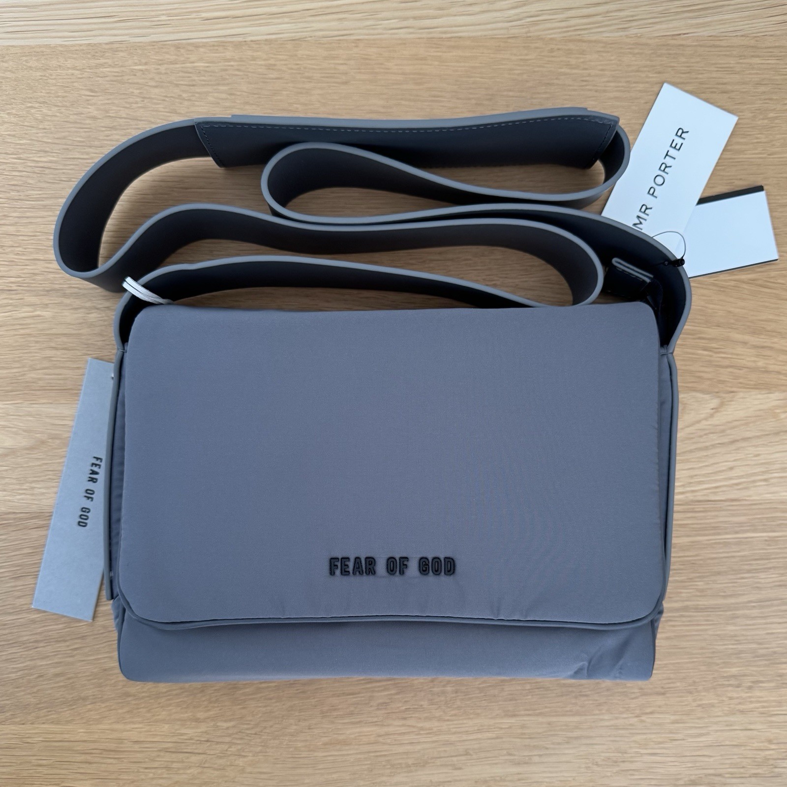 BNWT Fear of God GREY Crossbody Bag Mr Porter Exclusive Jerry Lorenzo Minimal thumbnail 3