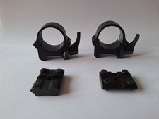 Montageringe Zielfernrohr Leupold Weaver QRW Ringe 49853 low/nieder schwarz matt