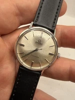VINTAGE 1960s Omega Seamaster Automatic Silver Dial Swiss Mens Dress Watch RUNS