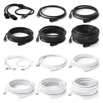 Secure Type C Male to Type C Female USB C Extension Cord Providing Stable Power