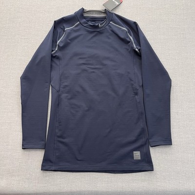 Nike Pro Compression Shirt Mens XL Blue Long Sleeve Base Layer NWT