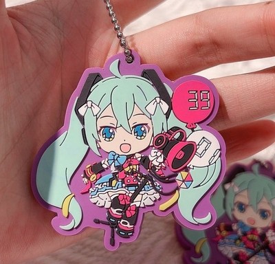 Official Hatsune Miku Rubber Strap Magical Mirai 2018 Rubber Keychain