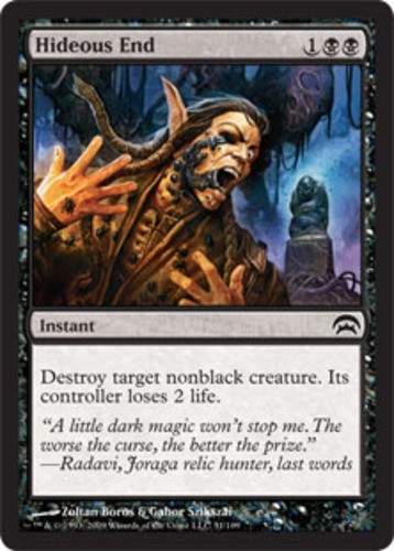 1x Near Mint, English Hideous End - Planechase