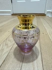 Vintage Ferro & Lazzarini  Murano Purple 22K Gold Art Glass Vase