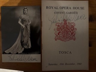 Gabriella Tucci Signed Autograph And Royal Opera House Covent Garden prog Dec60