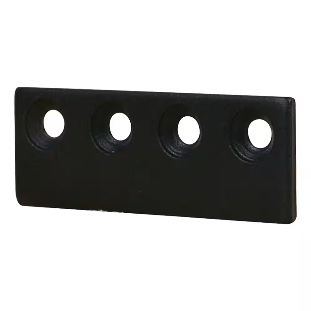 3/5/32-Inch Matte Black Barn Door Hardware Connection Adapter