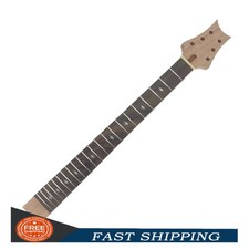New Guitar Neck 22 Fret 24.75 Inch Nice Inlay Rosewood Fretboard Set In