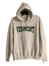 Gildan Vermont Heavy Blend Sweatshirt Hoodie Gray Pullover Size XL