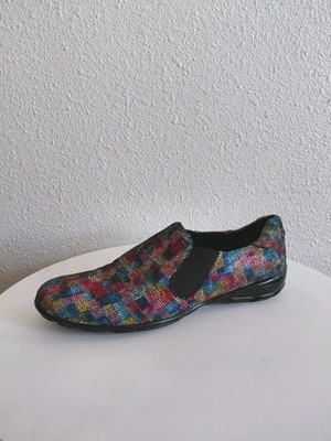 Vaneli Sport Colorful Slip On Soft Leather Upper Loafers Comfort Shoes Size 10W