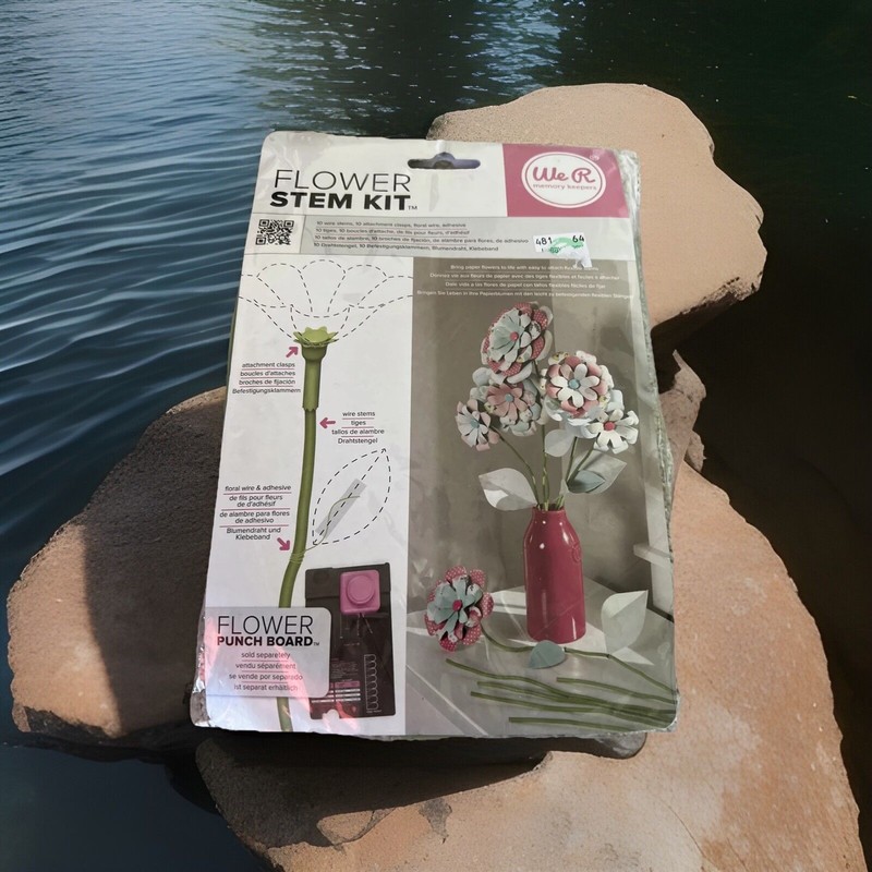 We R Memory Keepers 71343 Flower Stem Kit-Spring Green