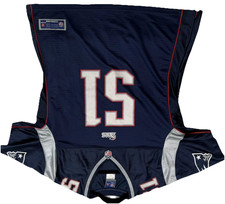 Nfl pro line jerod mayo 51 new england patriots mens XL blue jersey authentic