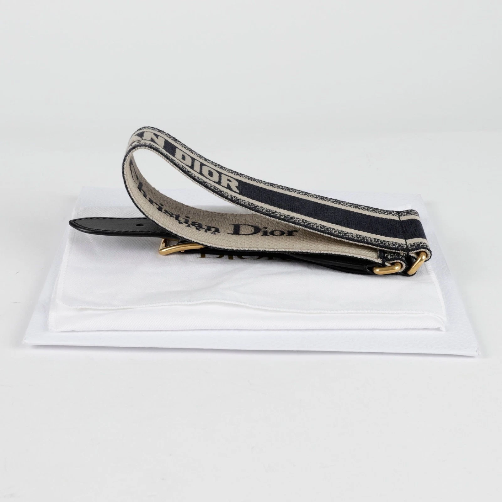 Ceinture Dior logo brodé 75 130673946