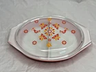 Vintage PYREX Friendship Birds  Divided Casserole with Lid 1 1/2 quart