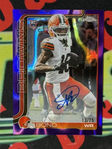 2025 Topps Chrome Isaiah Bond Purple Refractor (RAW)