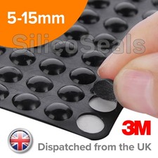 Silicone Rubber Feet Pad Disc Dot Sticky Adhesive Buffer Spacer Bumpon 5-15mm