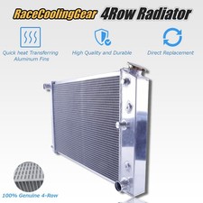 4 Row Aluminum Radiator For 70-81 Chevy Camaro78-87 Chevy El Camino Monte Carlo