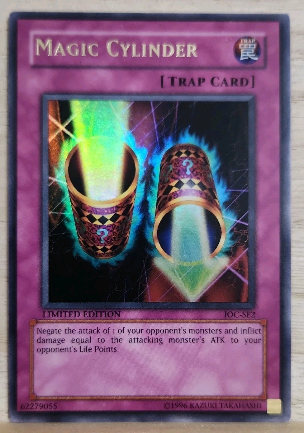 Magic Cylinder IOC-SE2 Invasion of Chaos Yugioh Limited Edition Ultra Rare 