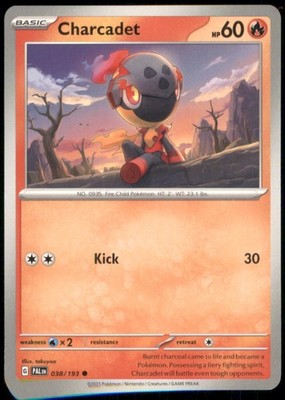 Charcadet 038/193 SV02: Paldea Evolved Common Regular NM Pokemon TCG