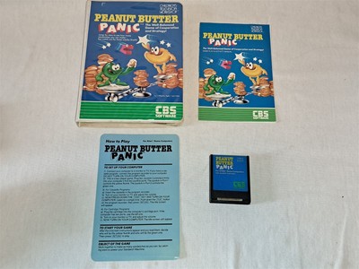 Atari 400 800 XE XL: Peanut Butter Panic [w/ Case & Manual]