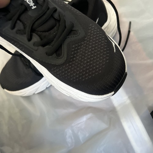 Hoka Arahi 7 BWHT Damen-Laufschuh schwarz Mesh Schnürverschluss. Größe 7,5B - Bild 6 von 13