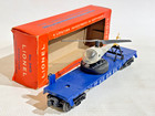 LIONEL VERY NICE 3419 SINGLE BLADE LARGE WINDER DK BLUE HELICOPTER CAR W/ OB LF — photo 5