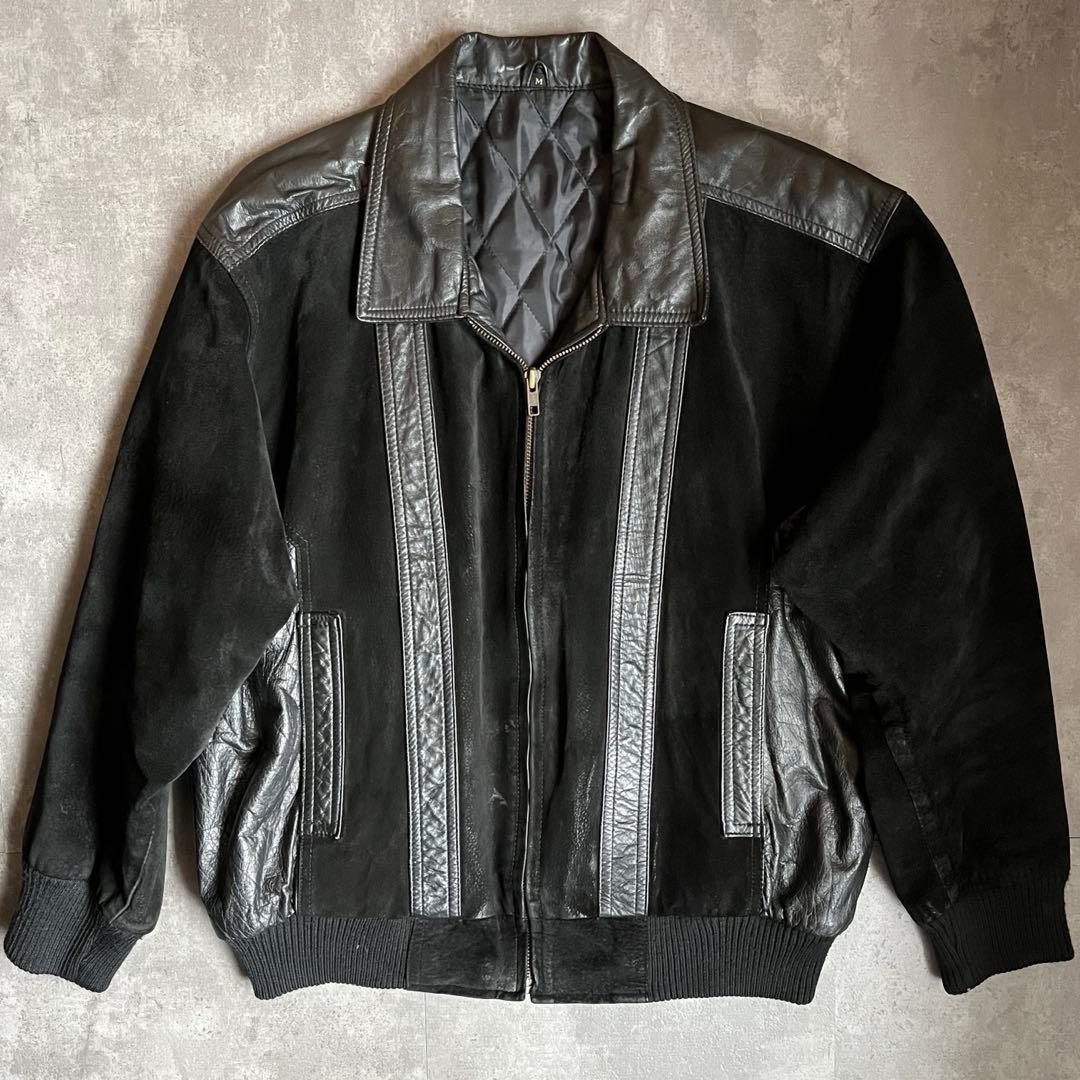 archive docking suede leather jacket - image 1