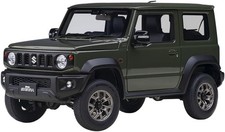 AUTOart 1/18 Suzuki Jimny Sierra JB74 Moss Green Diecast Model Car 78509 Vehicle