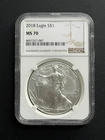 2018 Silver American Eagle NGC MS-70