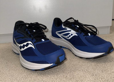 Saucony Cohesion 17 Shoes Men's 11 Blue Black Training Athletic Running Sneakers