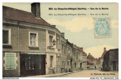 AXWP12-1056-72 - LA CHAPELLE-D'ALIGNE - Rue de la Mairie