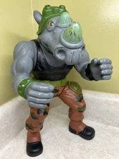 Vintage 1990 Playmates Giant 13" TMNT Rocksteady Teenage Mutant Ninja Turtles