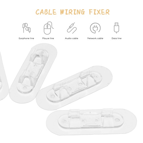 10 Pcs Wire Fixer Cable Storage Organiser Cord Organizer Organizers for Cords - Afbeelding 11 van 12