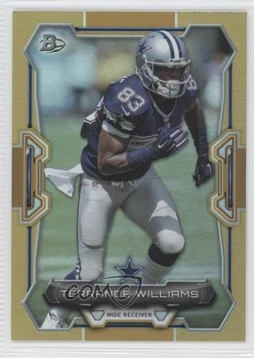 2015 Bowman Gold Rainbow Foil 53/75 Terrance Williams #31 1s8