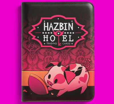 ハズビンホテル ファットナゲット fat nuggets カード Hazbin Hotel Fat Nuggets Trading Card Binder 9 Pockets - BRAND NEW