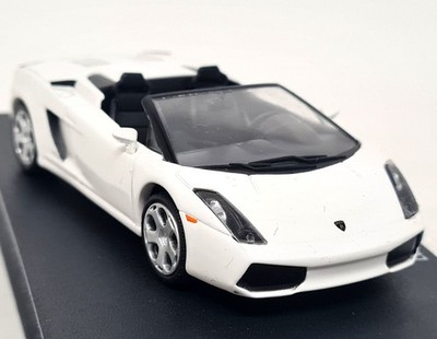 Altaya 1/43 Lamborghini Gallardo Spyder 2005 weiß Diecast Scale Modellauto