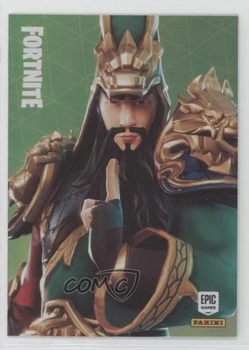 2020 Panini Fortnite Series II OptiChrome Guan Yu #130 0zy7