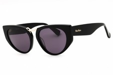 Max Mara Glimpse4 MM0090 Sunglasses Violet Cat Eye Rose Lens Case 54-18-140 Max Mara Glimpse4 MM0090 Stylish Cat-Eye Sunglasses Violet  main image 4