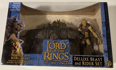 Lord of the Rings Sharku Warg Deluxe Beast Rider Set Two Towers Sealed New