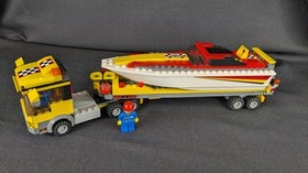 LEGO CITY: Power Boat Transporter (4643) - 100% Complete / Rare / retired