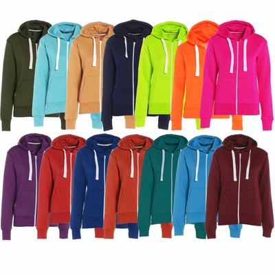 ladies zip front sweatshirts