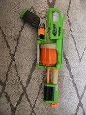 Nerf Dart Tag FuryFire pump action revolver green Fury Fire Gun Blaster